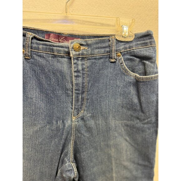 Gloria Vanderbilt Amanda Blue Jeans Denim Medium Wash Size 10 - Picture 2 of 10